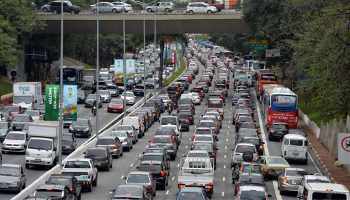 Paro de camioneros en Brasil