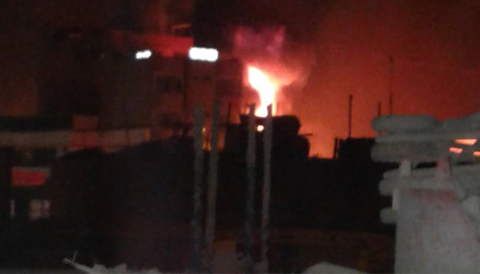 Incendio en un grifo