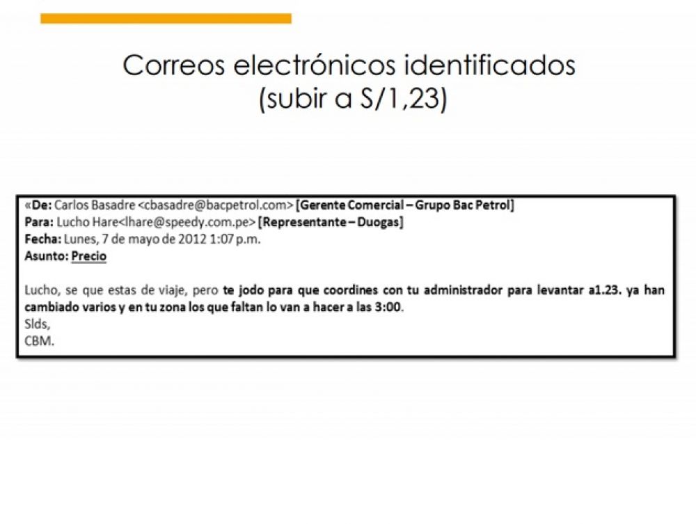 Concertación de precios a GNV